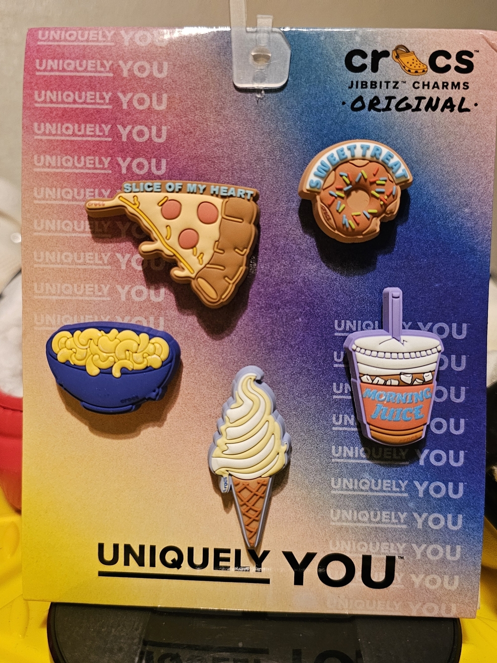 Set Of 5 Authentic Food Themed Crocs Jibbitz